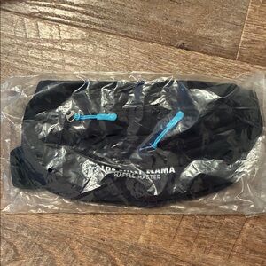 Black and Blue Waist Bag